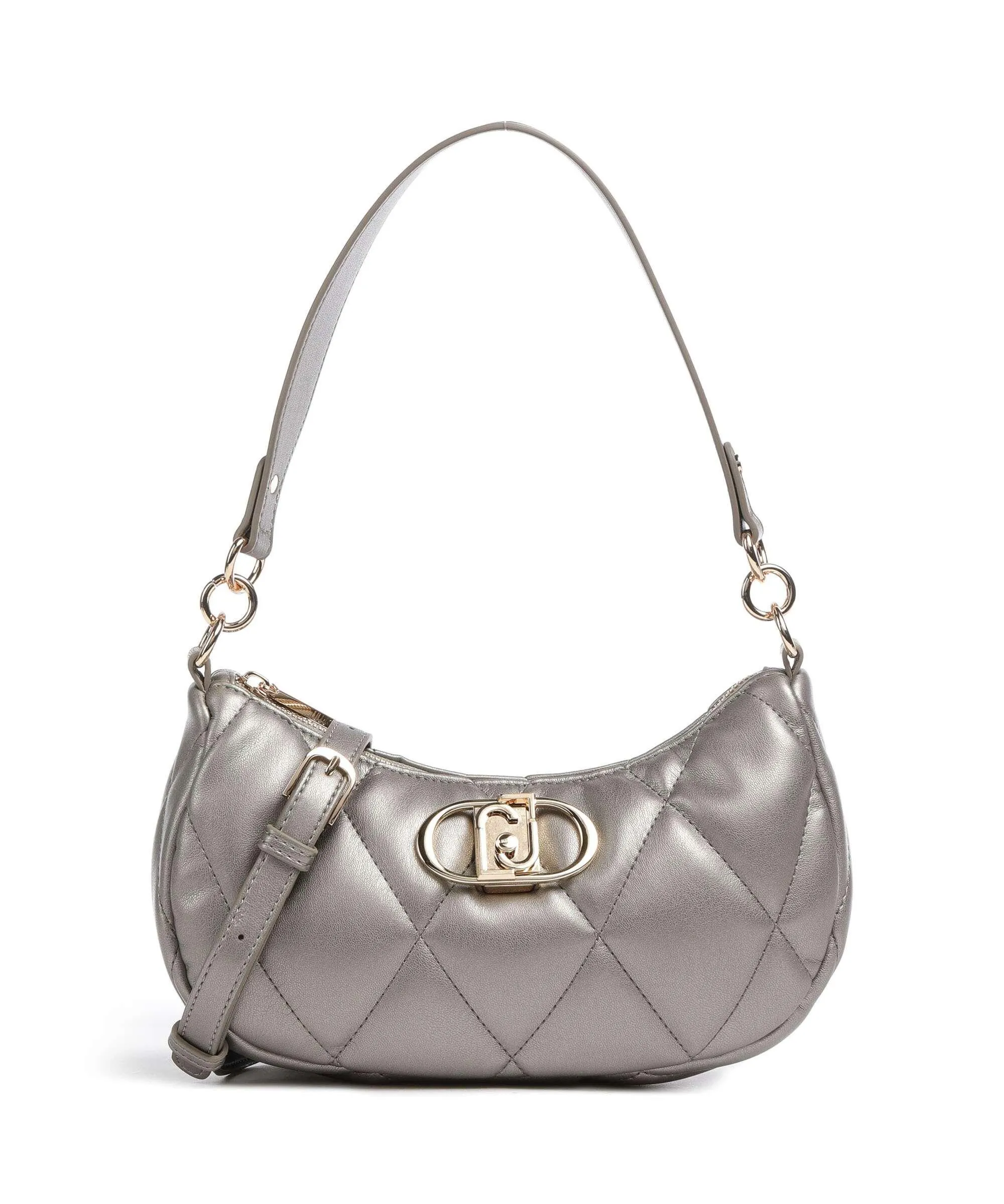  Liu Jo Thilini Borsa hobo pelle sintetica argento  