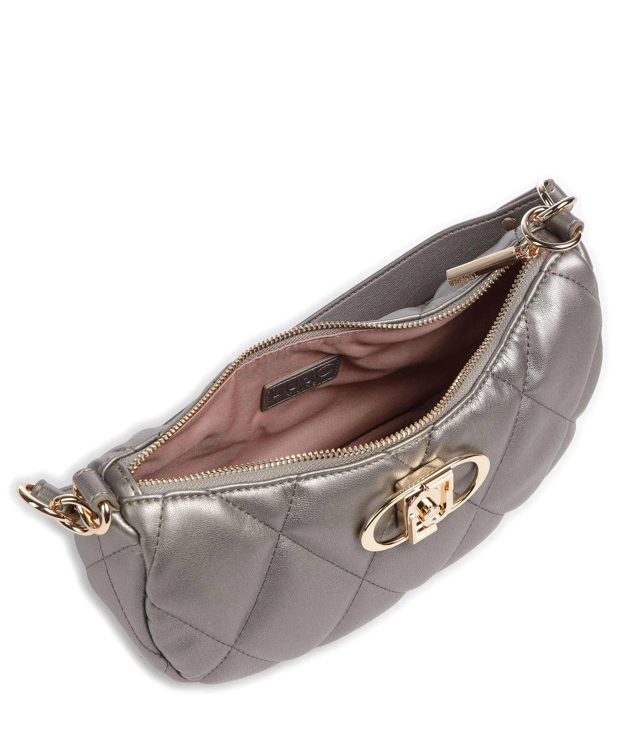  Liu Jo Thilini Borsa hobo pelle sintetica argento  