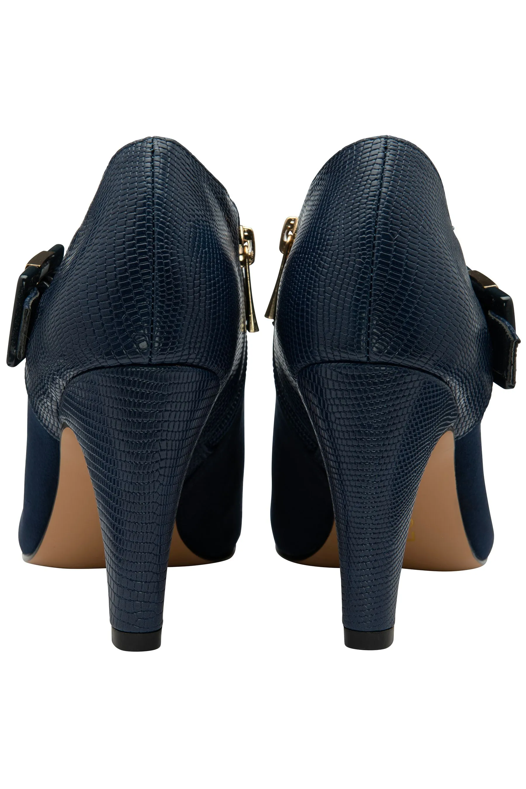 Lotus - Scarpe Stivali con tacco e zip