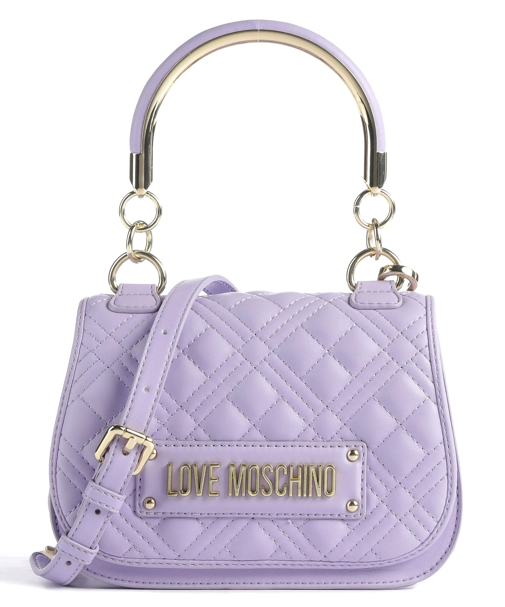  Love Moschino Smart Daily Borsa a tracolla pelle sintetica lavanda  