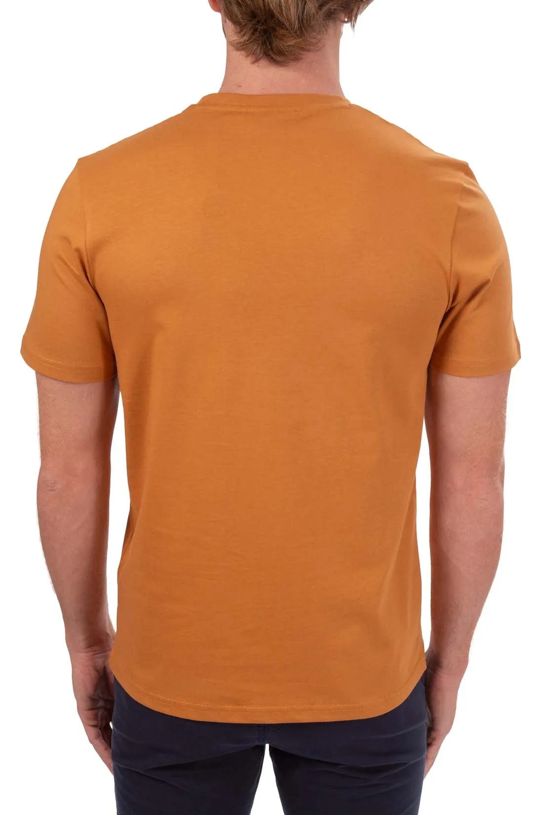 LYLE & SCOTT T-shirt uomo regular a tinta unita con logo