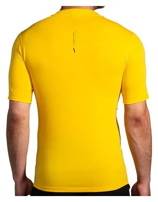 Maglia a manica corta Brooks High Point Trail Yellow Uomo