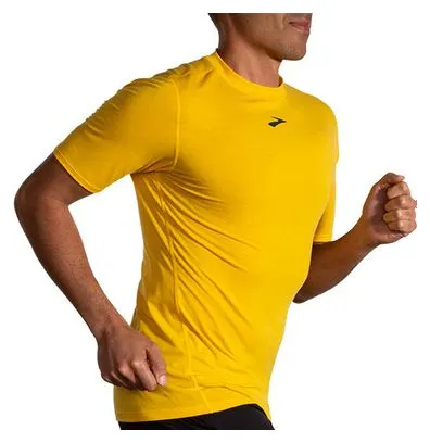 Maglia a manica corta Brooks High Point Trail Yellow Uomo