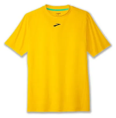 Maglia a manica corta Brooks High Point Trail Yellow Uomo