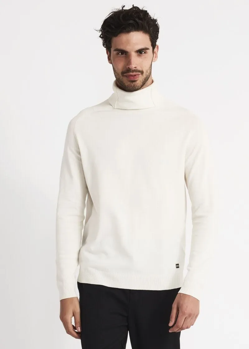 Maglia dolcevita in misto lana