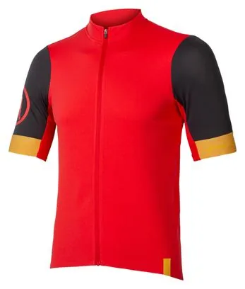Maglia Endura FS260 Grenade a maniche corte rossa