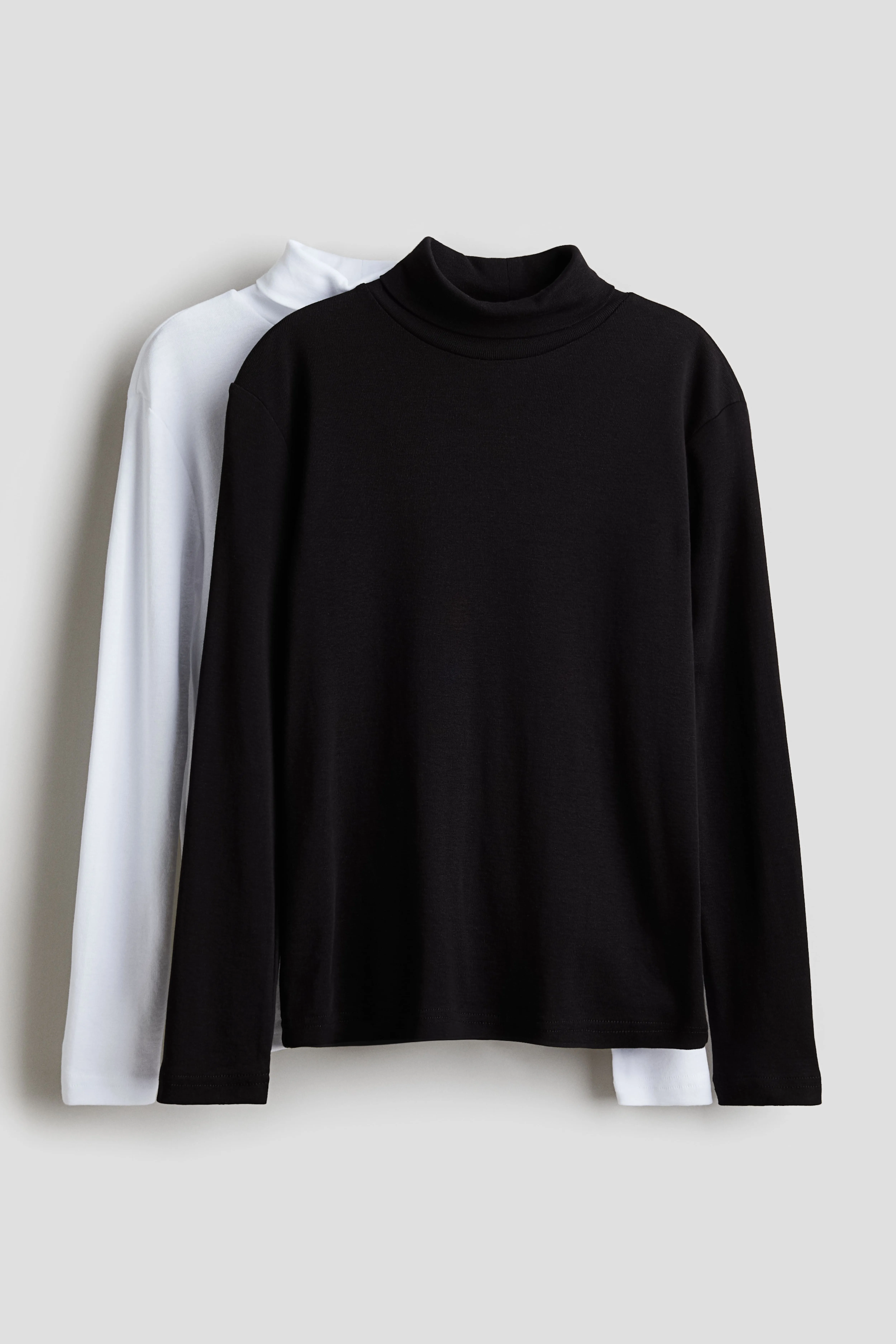 Maglie dolcevita cotone 2 pezzi
