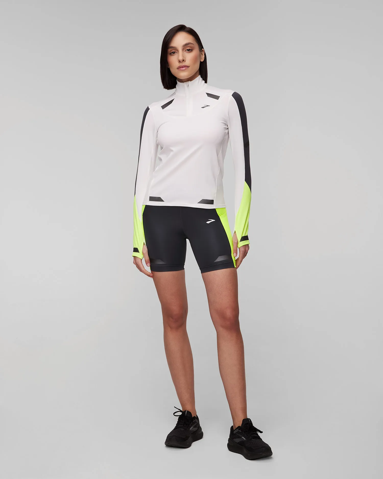 Maglietta a maniche lunghe da donna BROOKS RUN VISIBLE 1/2 ZIP 221564134-134