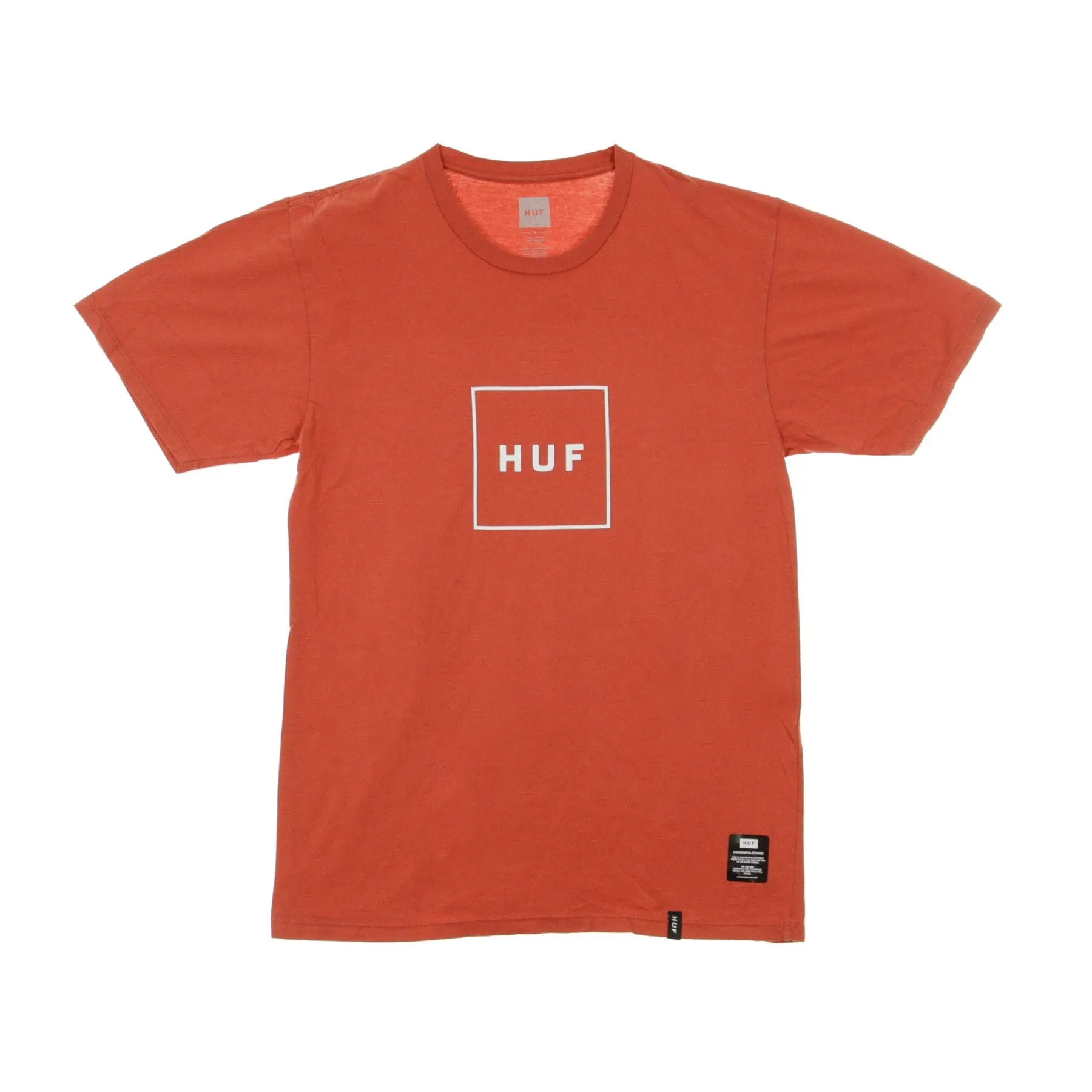 Maglietta Uomo Essentials Box Logo Poppy