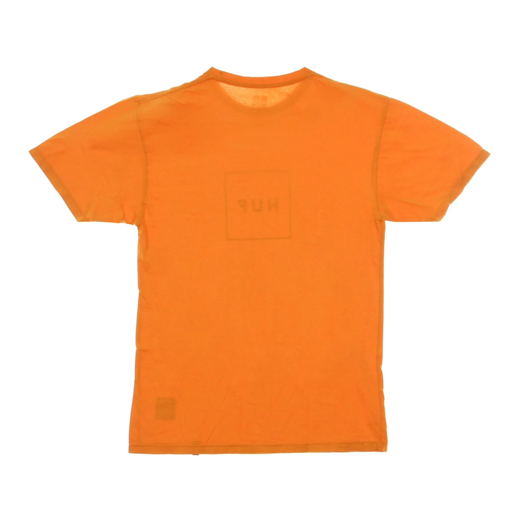 Maglietta Uomo Essentials Box Logo Russet Orange