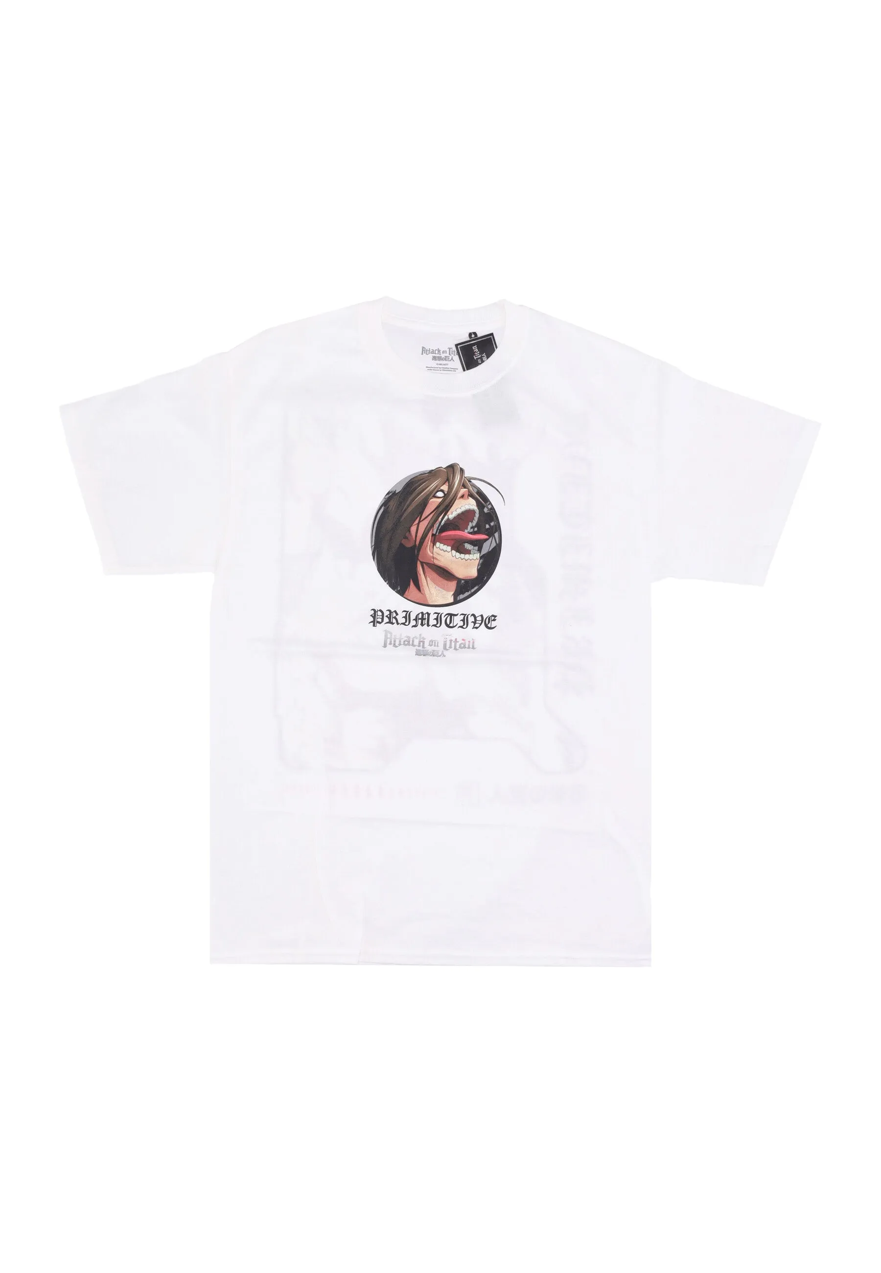 Maglietta Uomo Future Memory Tee X Attack On Titan White