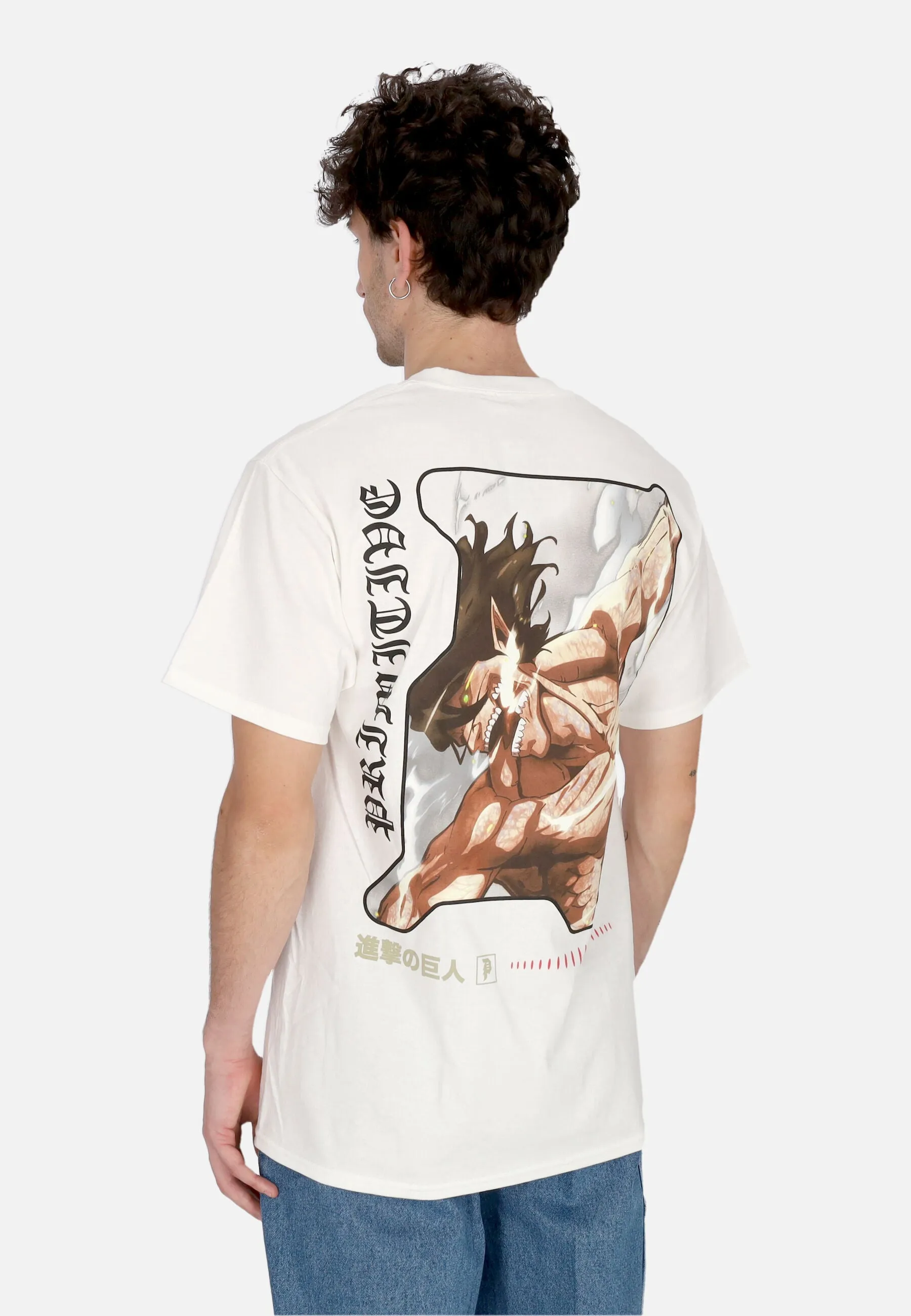 Maglietta Uomo Future Memory Tee X Attack On Titan White
