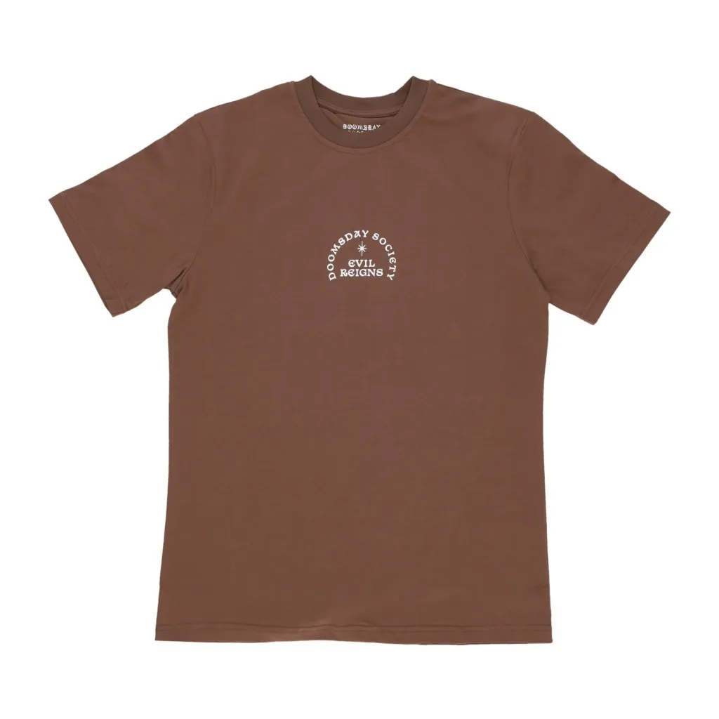 maglietta uomo justice tee BROWN