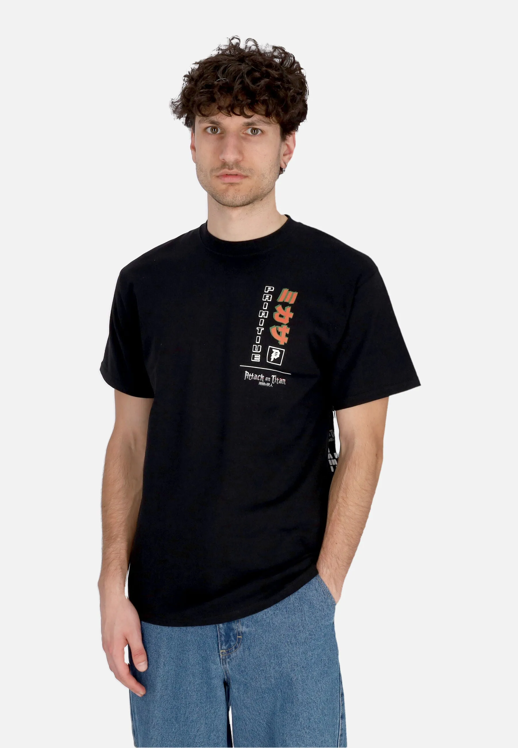 Maglietta Uomo Mikasa Tee X Attack On Titan Black