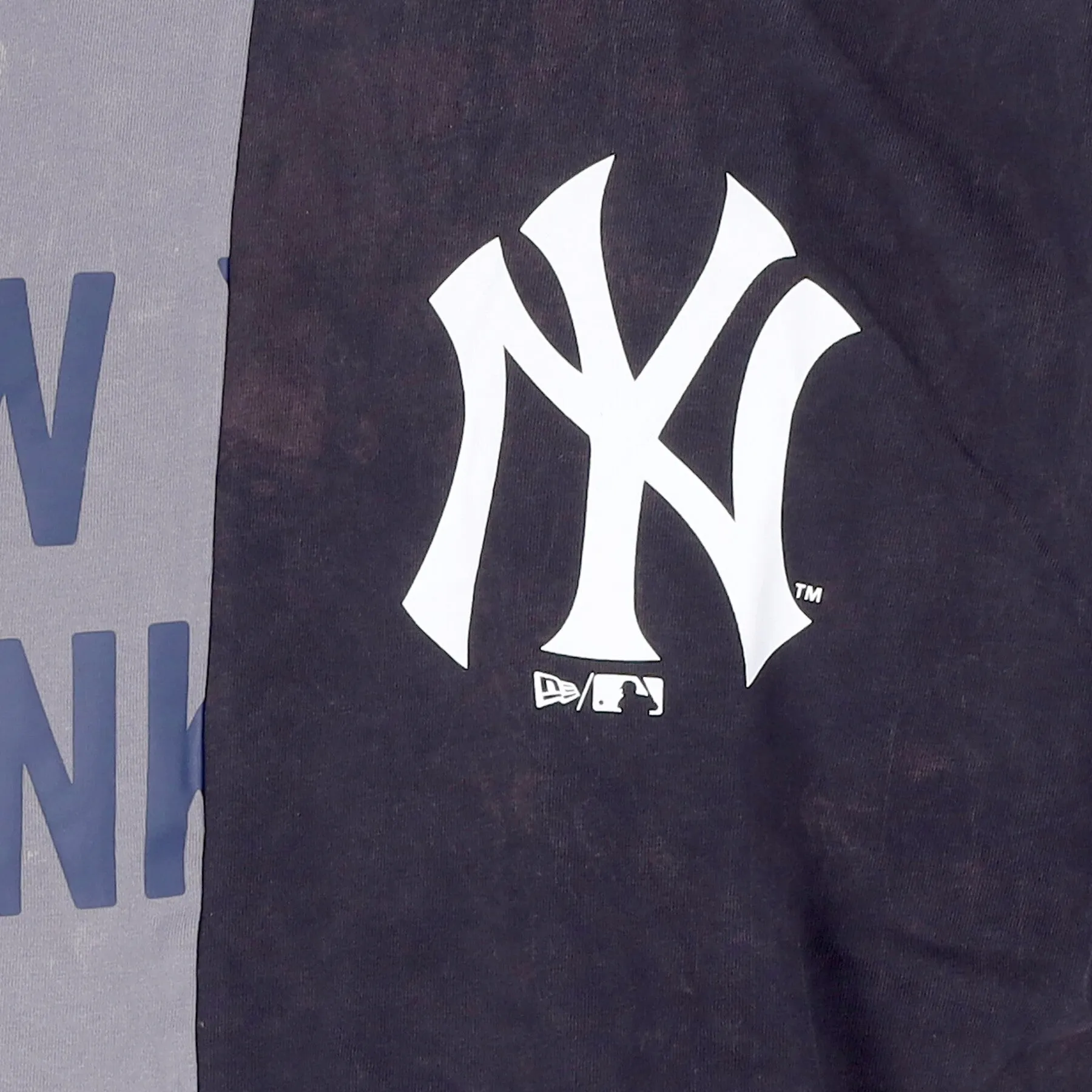 Maglietta Uomo Mlb Washed Pack Graphic Tee Neyyan Storm Gray/navy