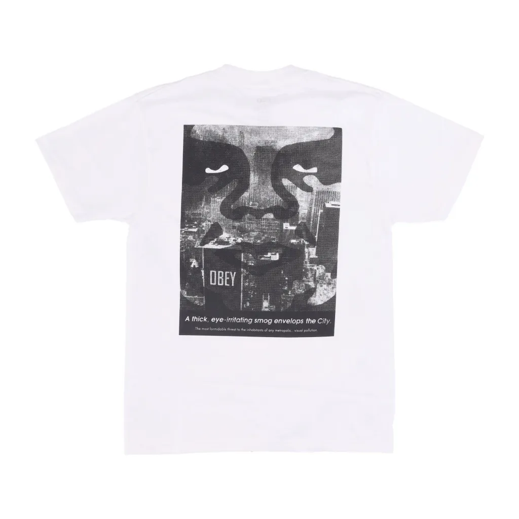 maglietta uomo nyc smog classic tee WHITE