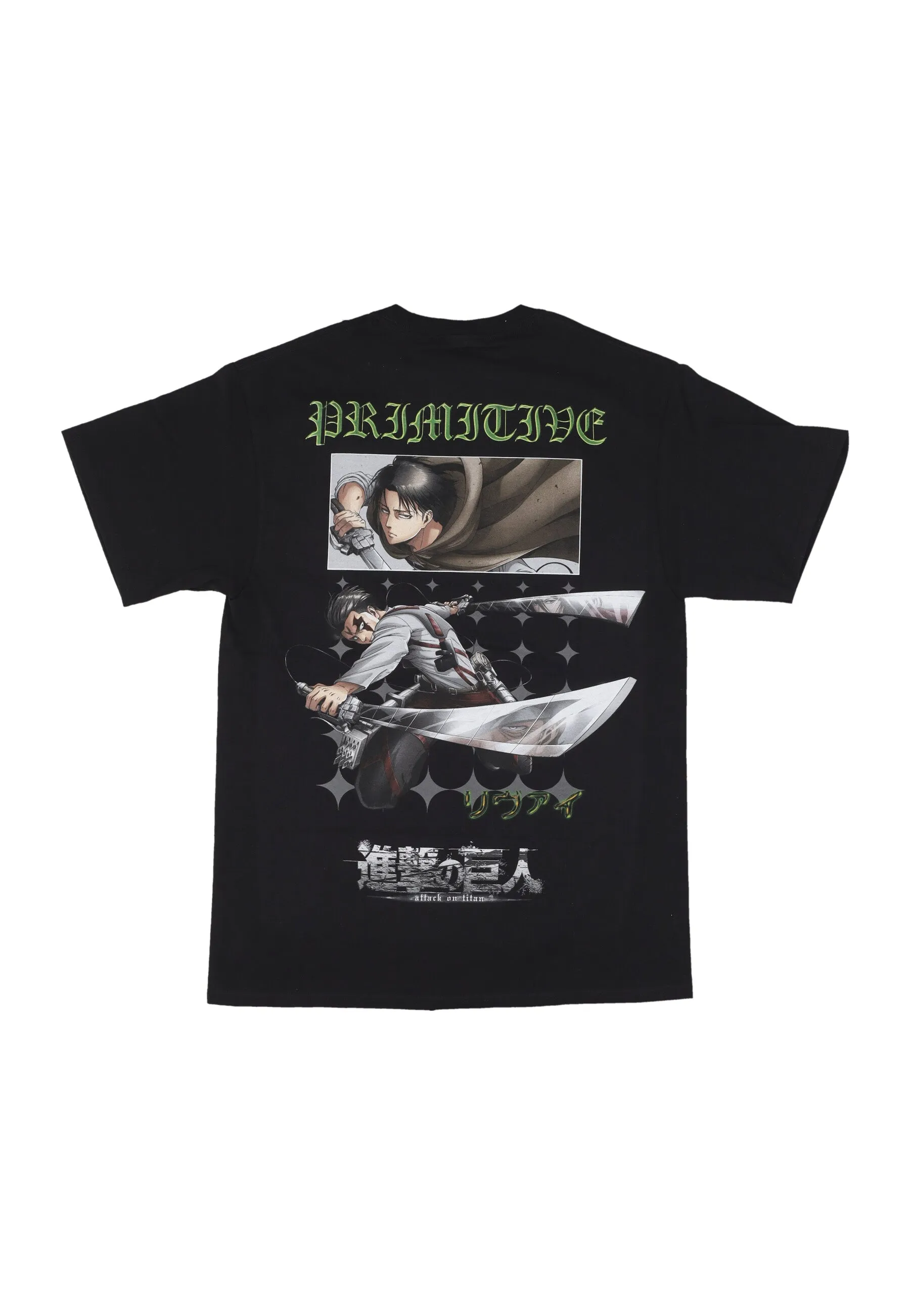 Maglietta Uomo Scout Tee X Attack On Titan Black