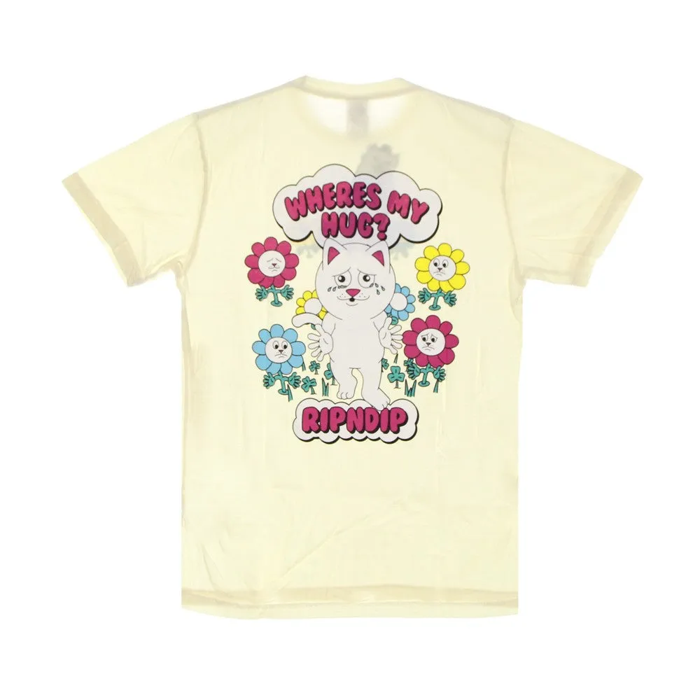 Maglietta Uomo Wheres My Hug Tee Natural