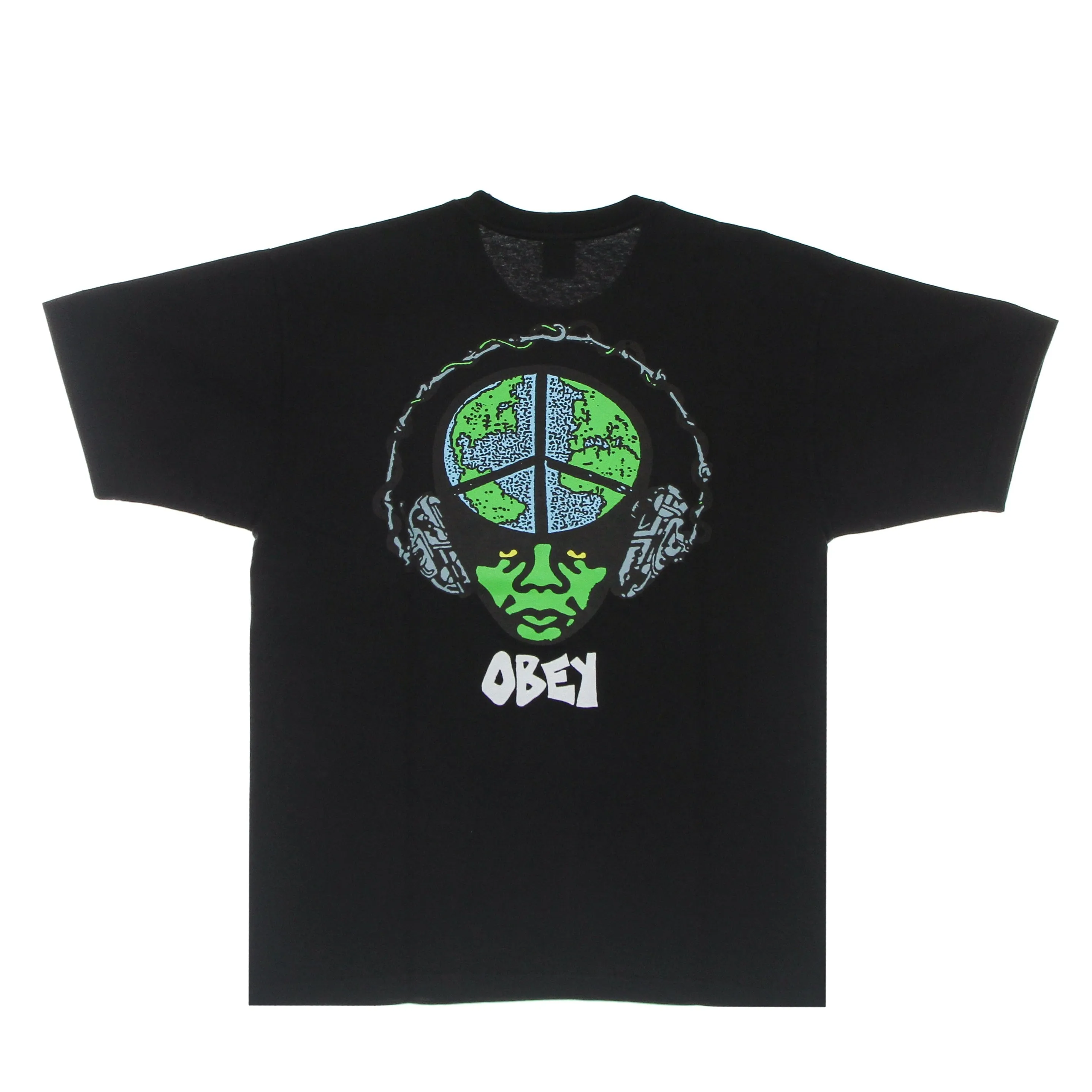 Maglietta Uomo World Peace Heavyweight Tee Off Black