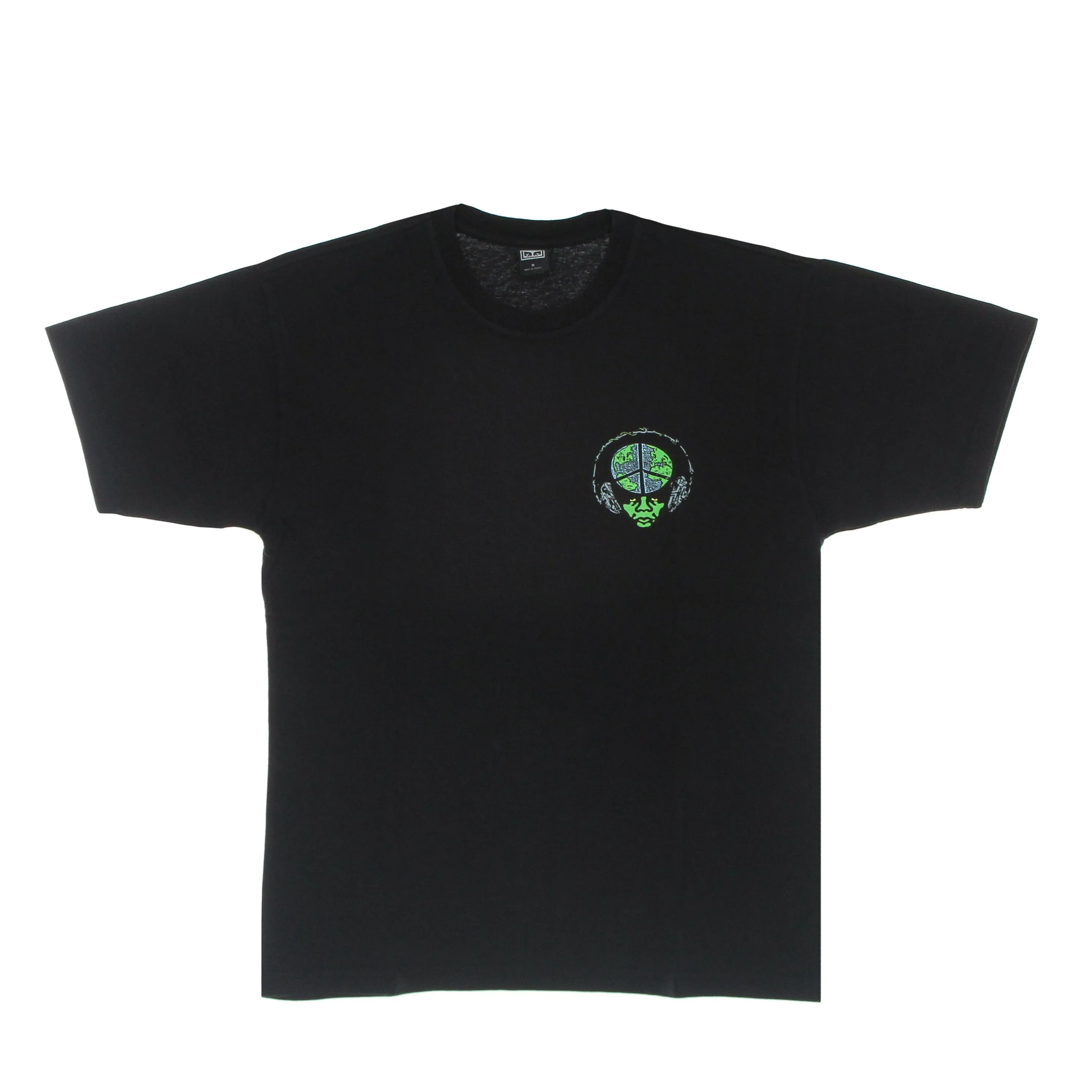 Maglietta Uomo World Peace Heavyweight Tee Off Black