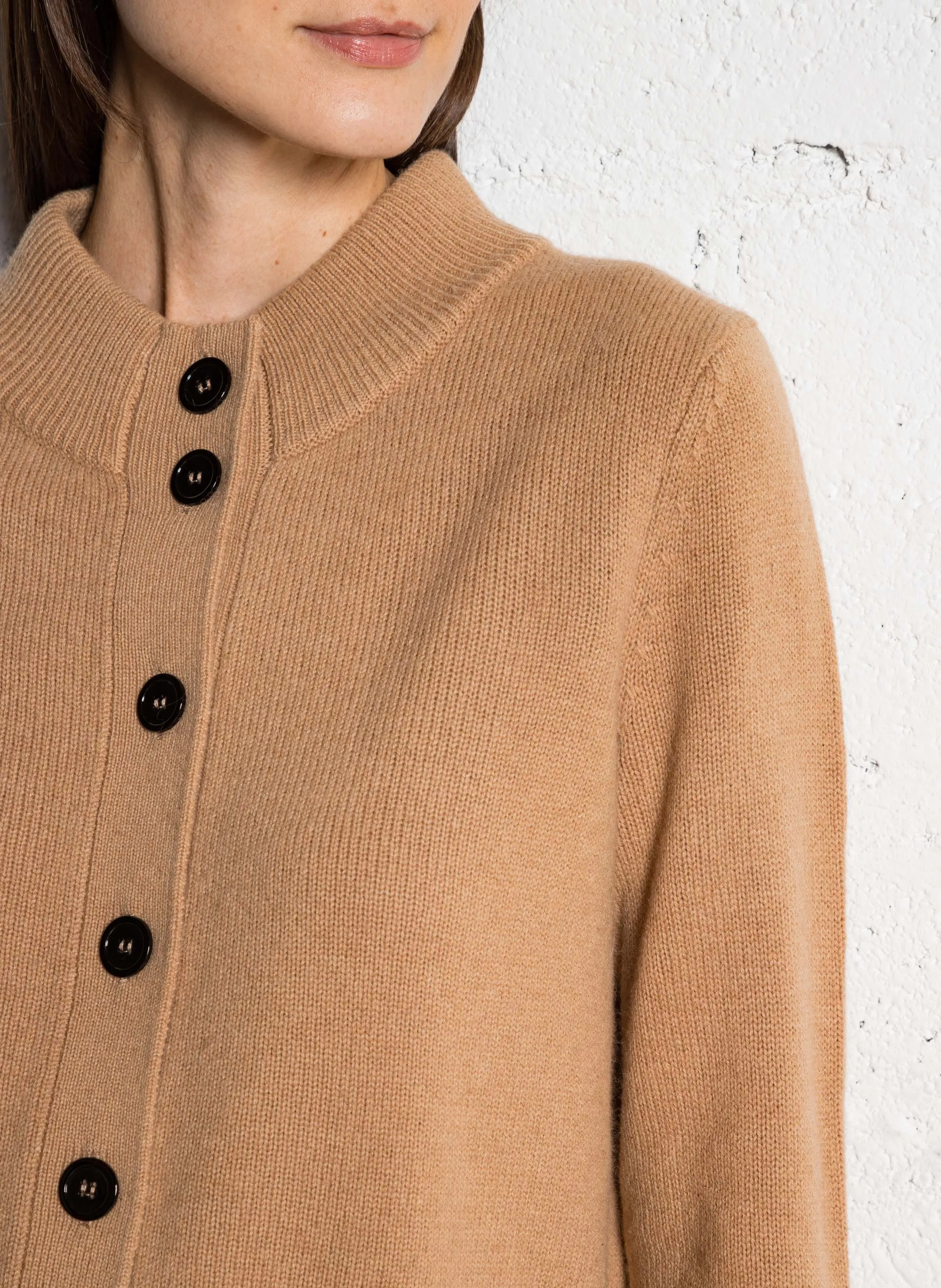  MAISON 123   CHRIS - Cardigan girocollo in misto lana | Beige