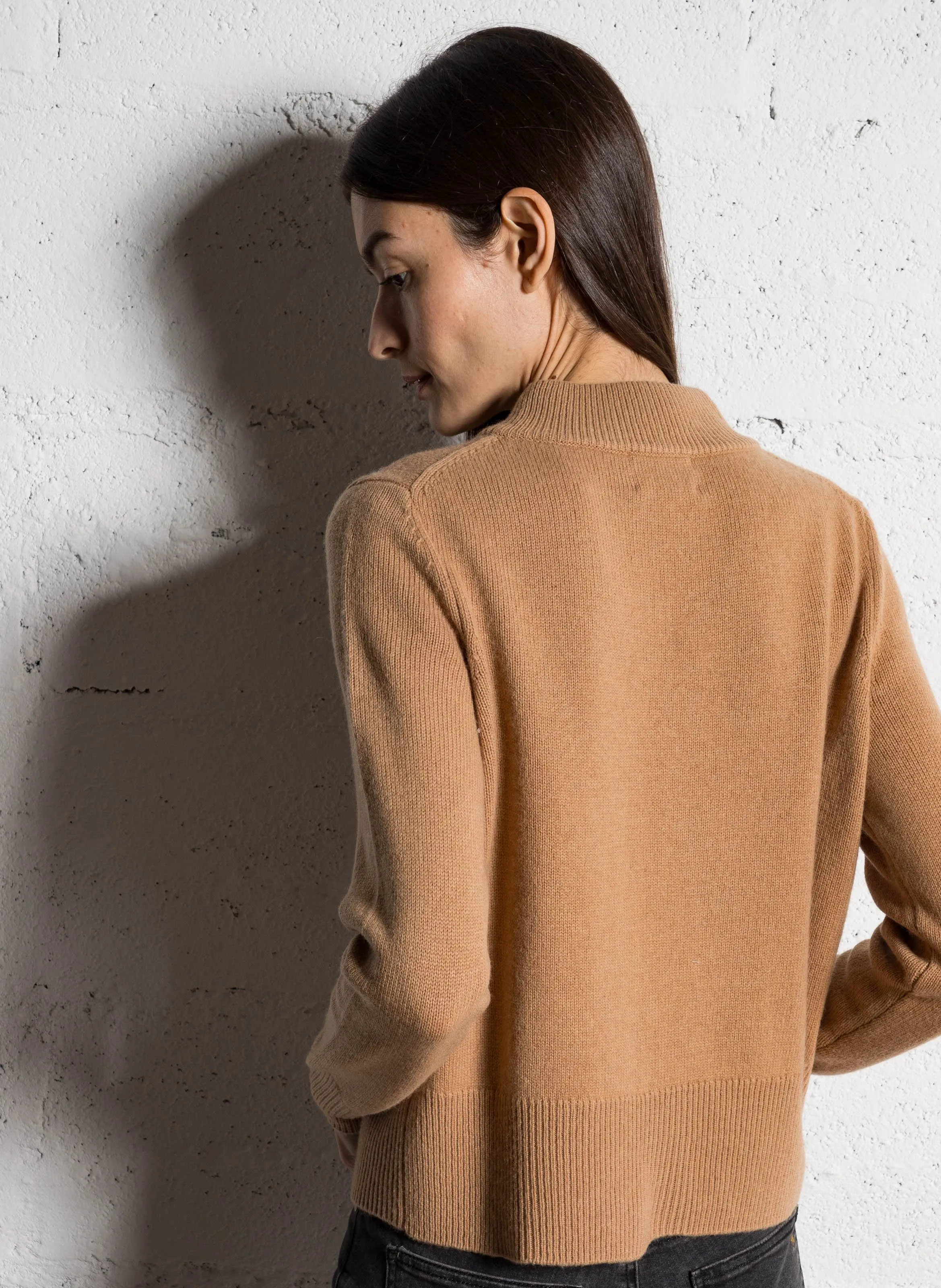  MAISON 123   CHRIS - Cardigan girocollo in misto lana | Beige
