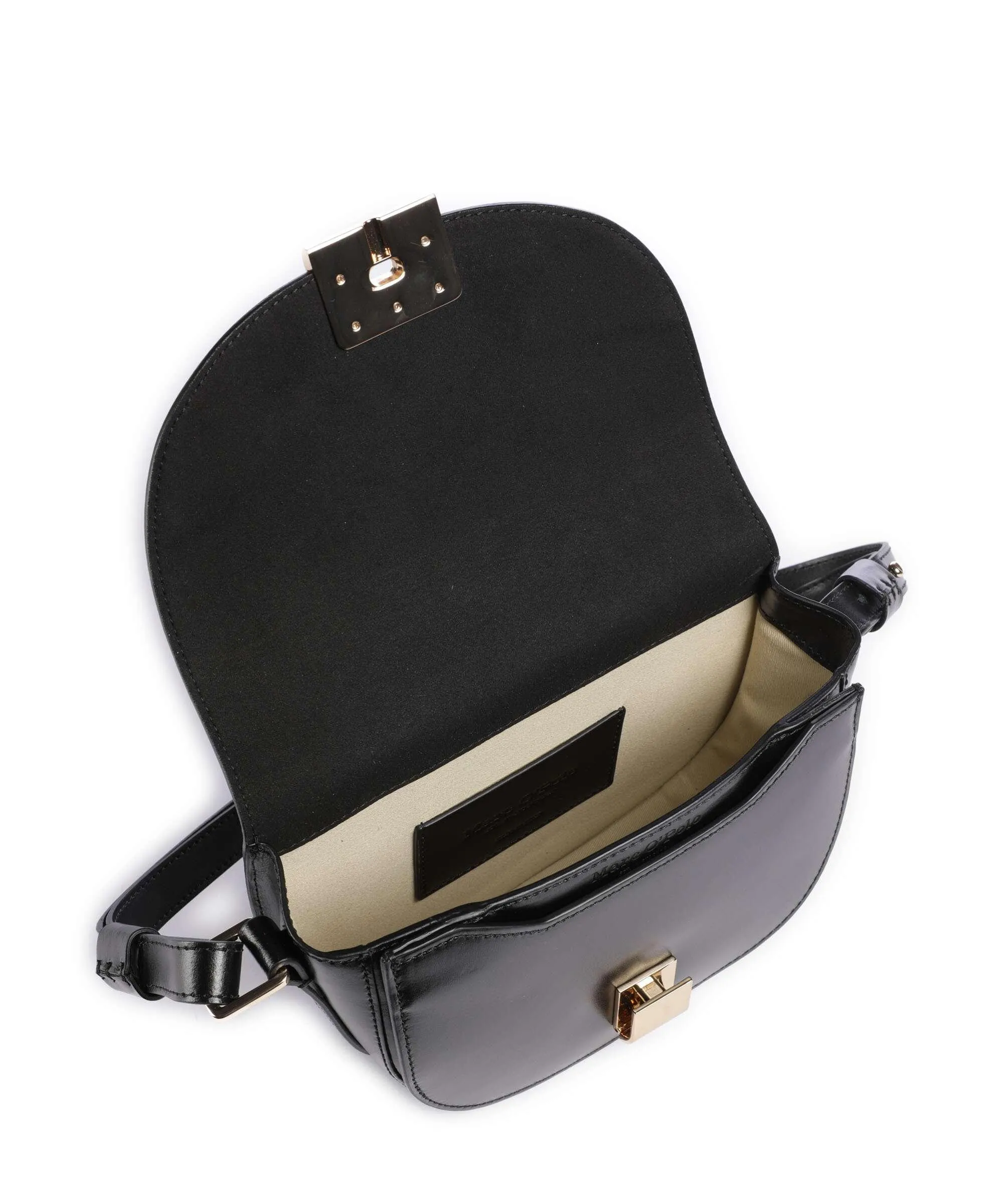  Marc O'Polo Taya S Borsa a spalla pelle di vitello nero  