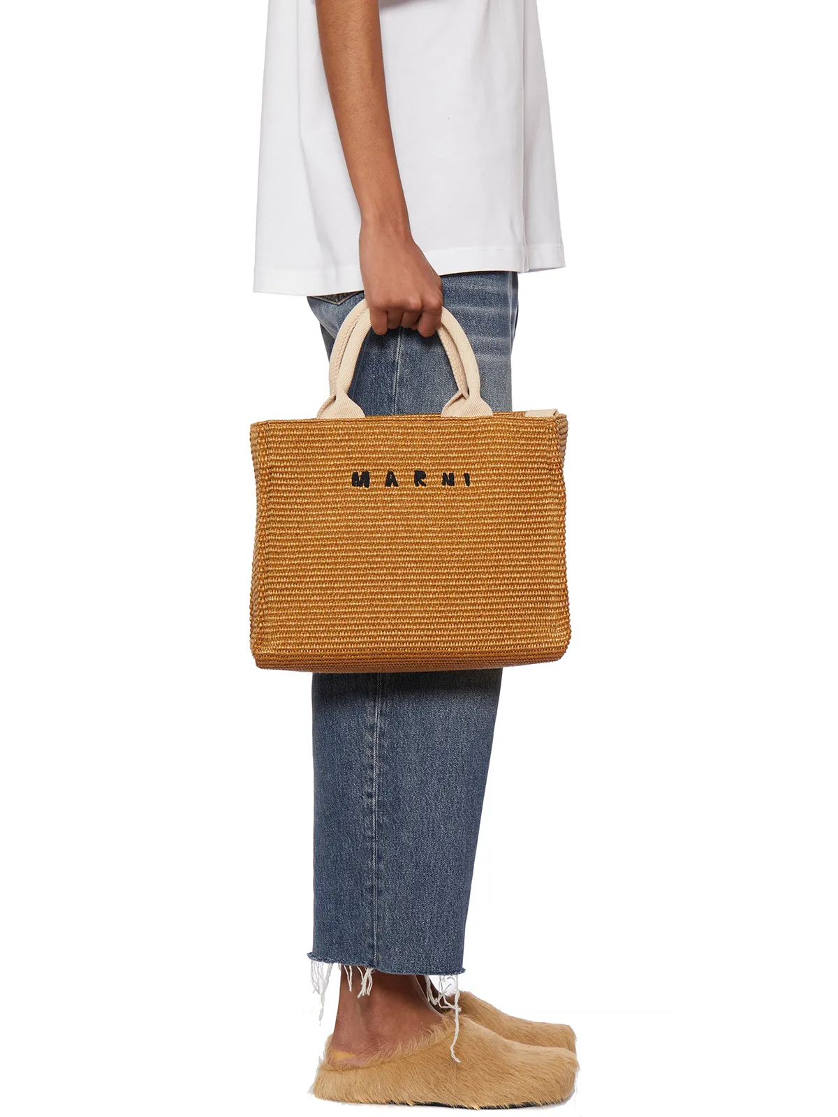 MARNI  BORSA PICCOLA IN RAFIA 