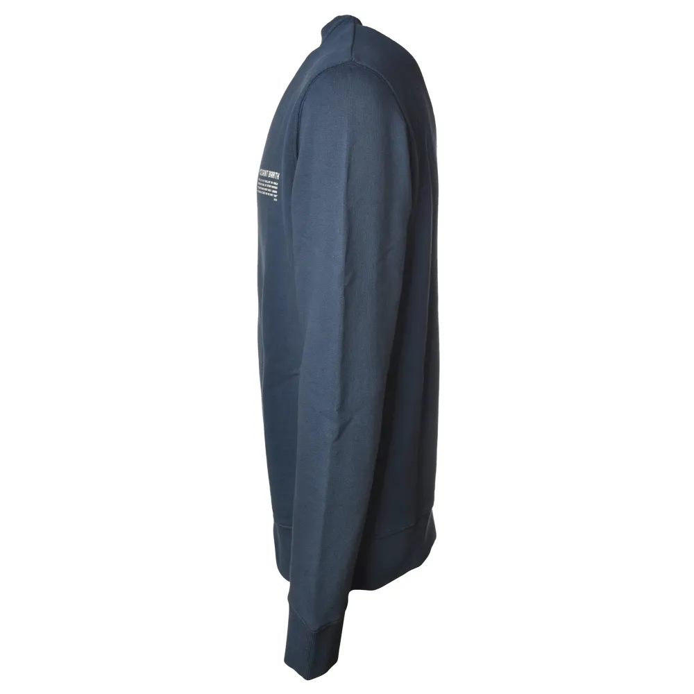 MC2 Saint Barth - Felpa in Cotone Effetto Delavè - Blu - Luxury Exclusive Collection