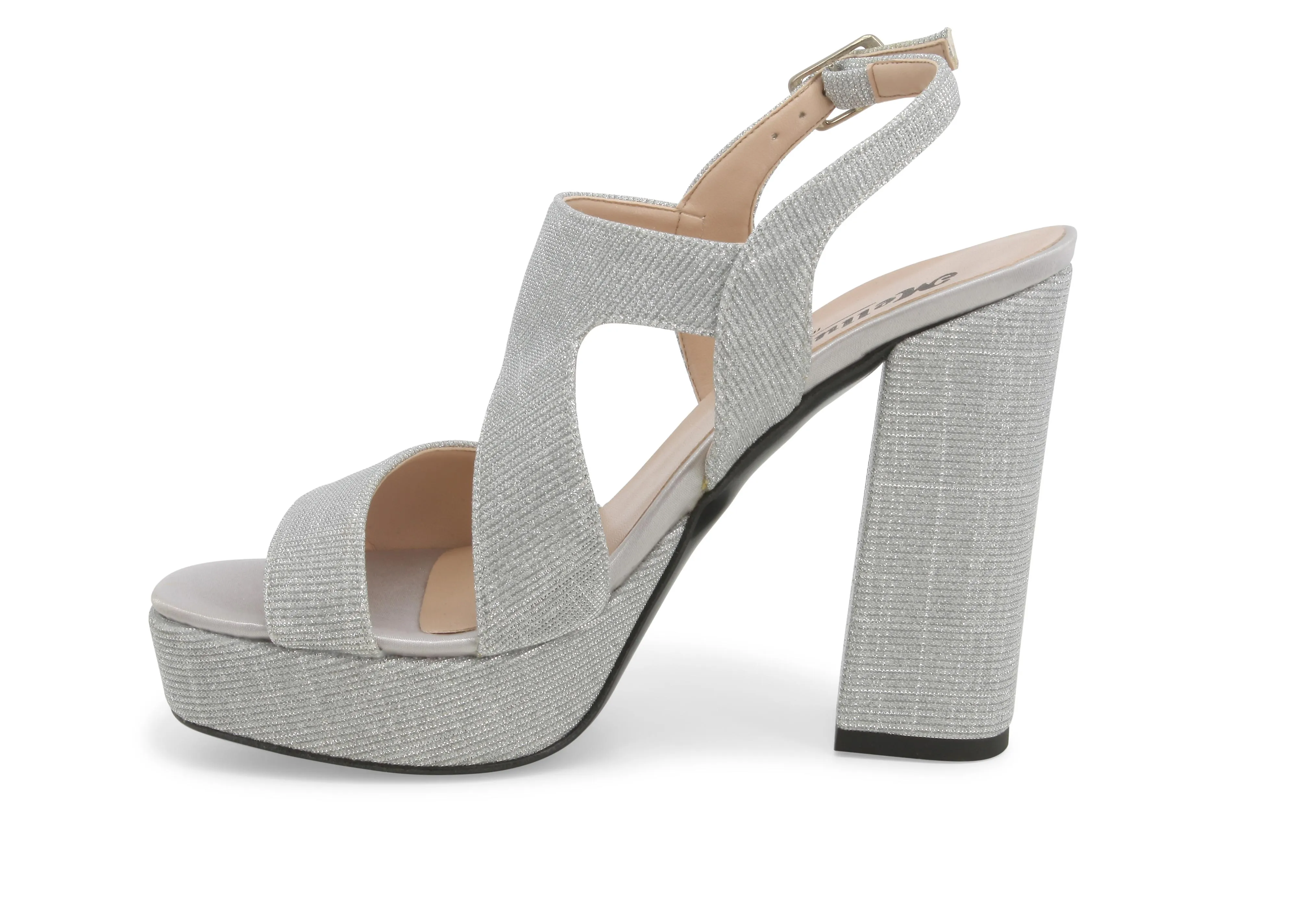 Melluso Donna Sandali Moda Eleganti Platform Tessuto