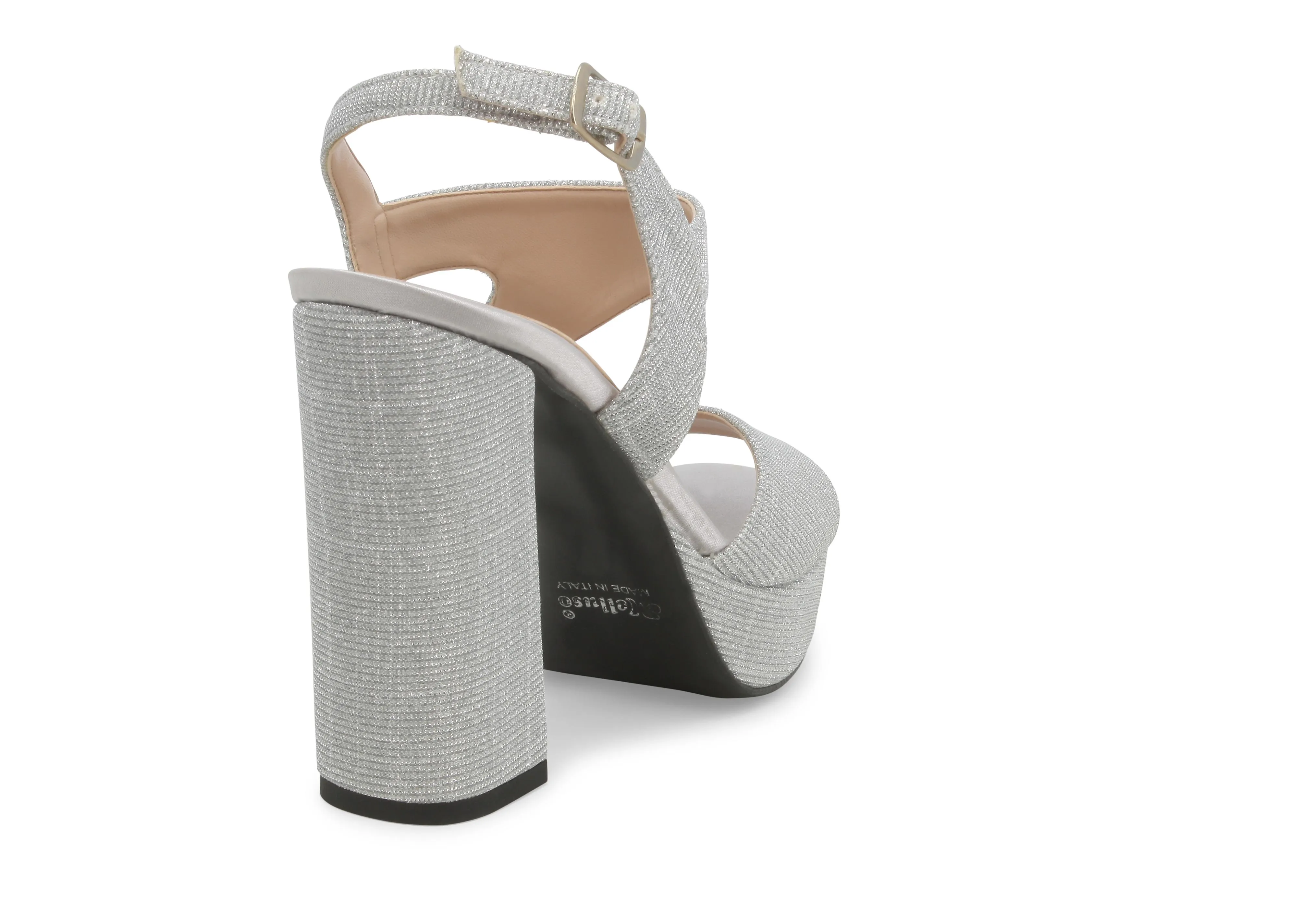 Melluso Donna Sandali Moda Eleganti Platform Tessuto