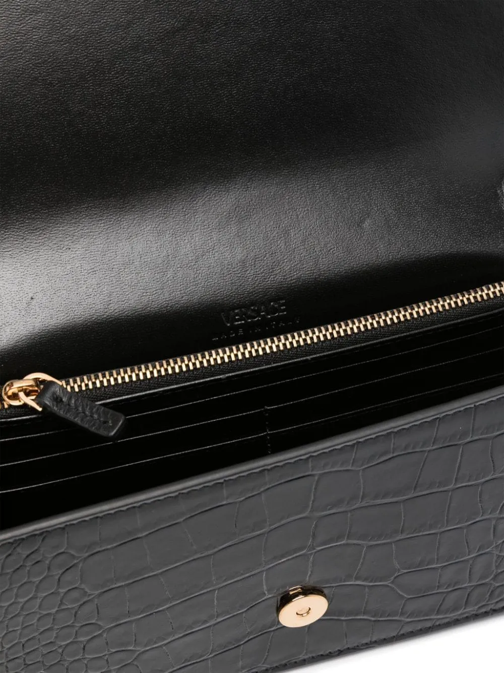 Mini borsa Greca Goddess effetto coccodrillo