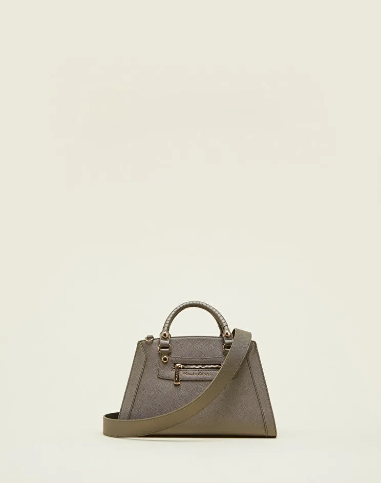 Mirama Medium Bag with Manila Grace Logo / Grey