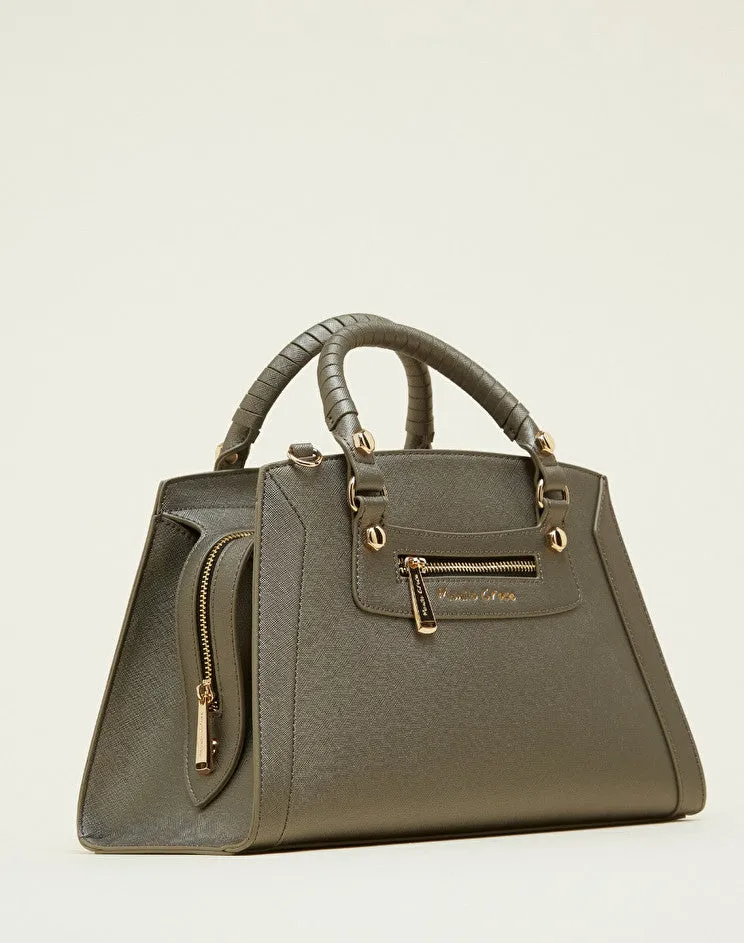 Mirama Medium Bag with Manila Grace Logo / Grey