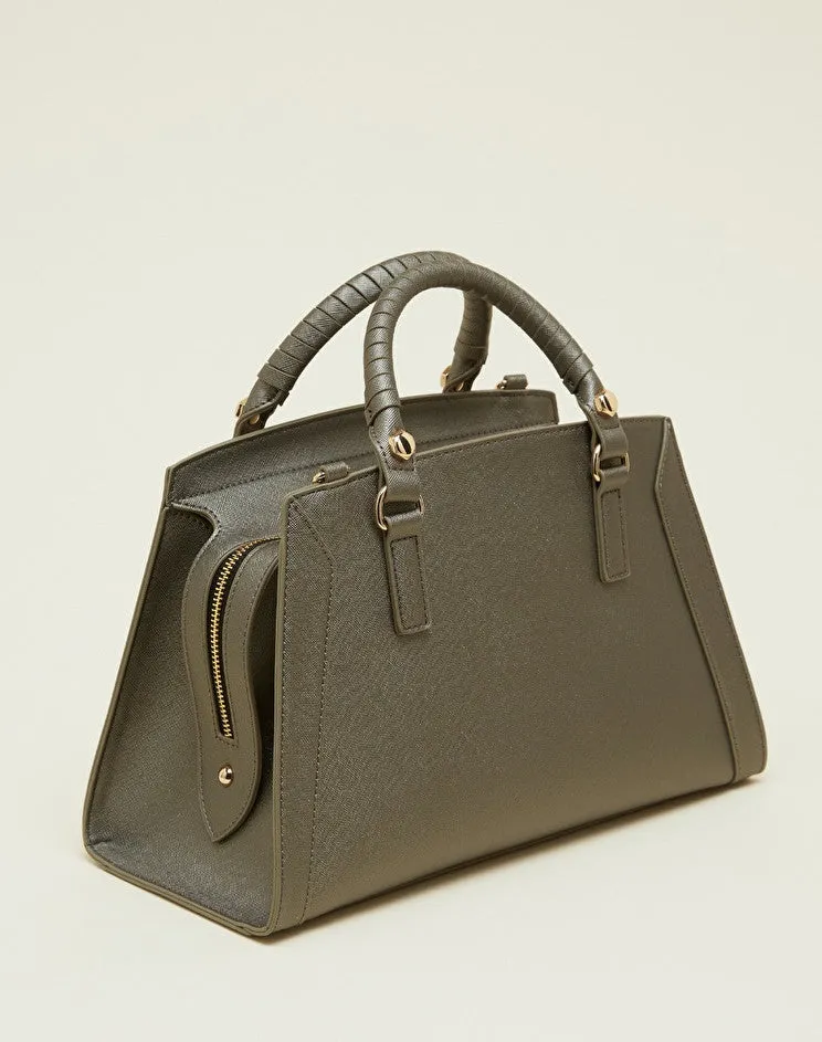 Mirama Medium Bag with Manila Grace Logo / Grey