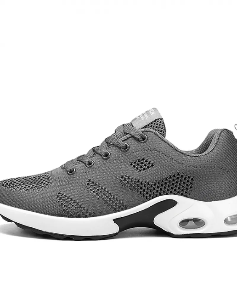 Moda Casual Mens Sneakers Mens Lace Up Leggero Mesh Traspirante Scarpe Casual Outdoor Comfort Sneakers Estate Whi