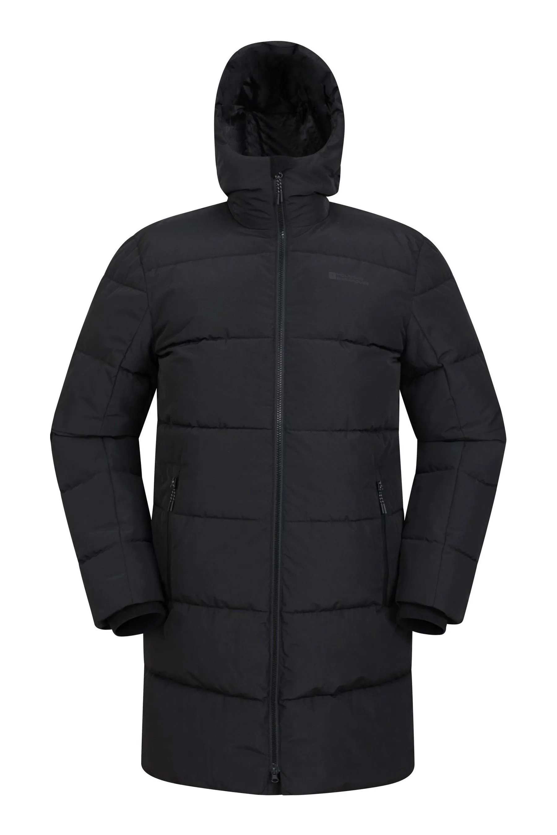 Mountain Warehouse - Giacca imbottita lunga da uomo con vortici