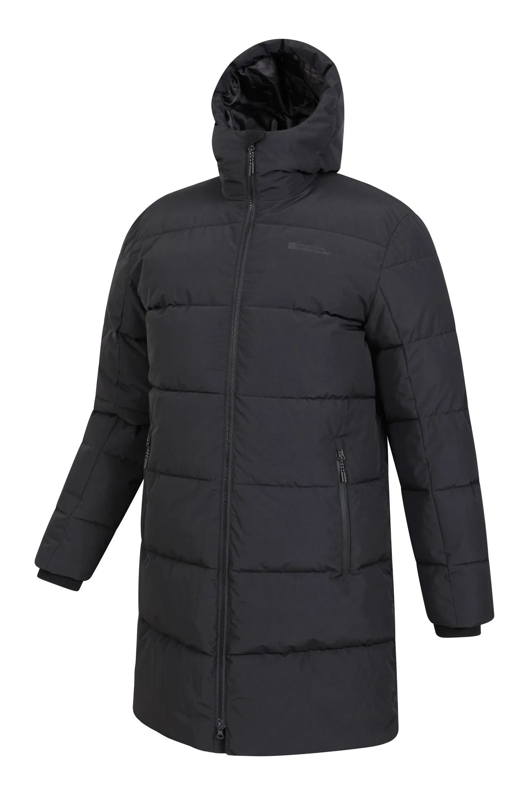 Mountain Warehouse - Giacca imbottita lunga da uomo con vortici