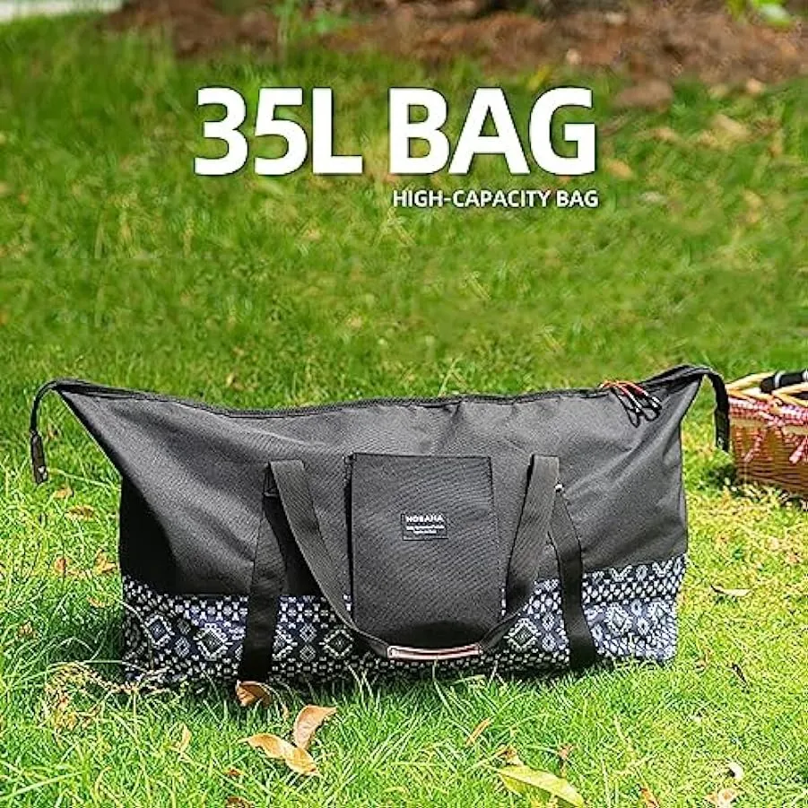 Nupaque Borsa da campeggio per impieghi gravosi, Camp Storage Tote Bag Tote con manici Porta accessori da campeggio, Borsa Tote 