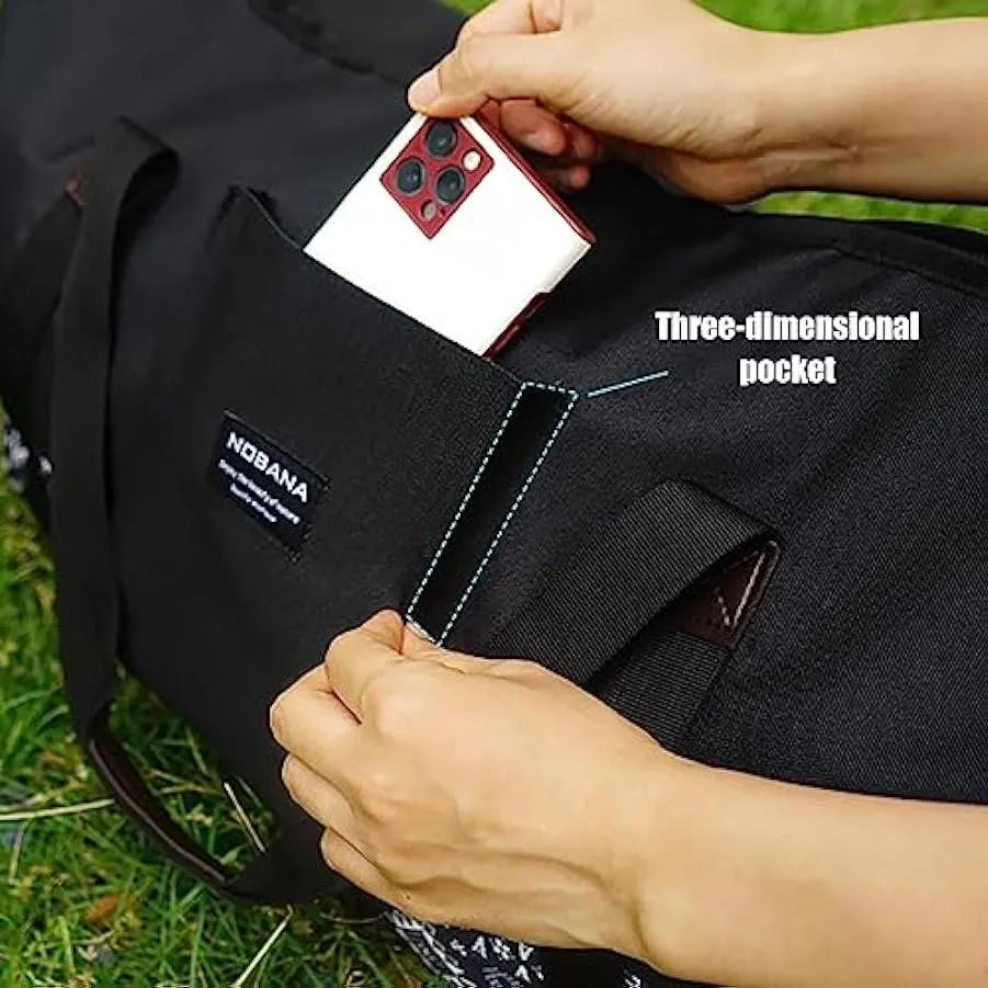 Nupaque Borsa da campeggio per impieghi gravosi, Camp Storage Tote Bag Tote con manici Porta accessori da campeggio, Borsa Tote 