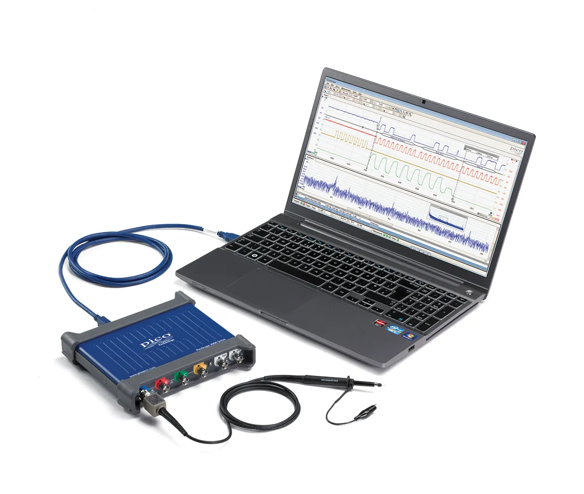 Oscilloscopio PC based Pico Technology 3405D MSO, 4 ch. analogici, 100MHz