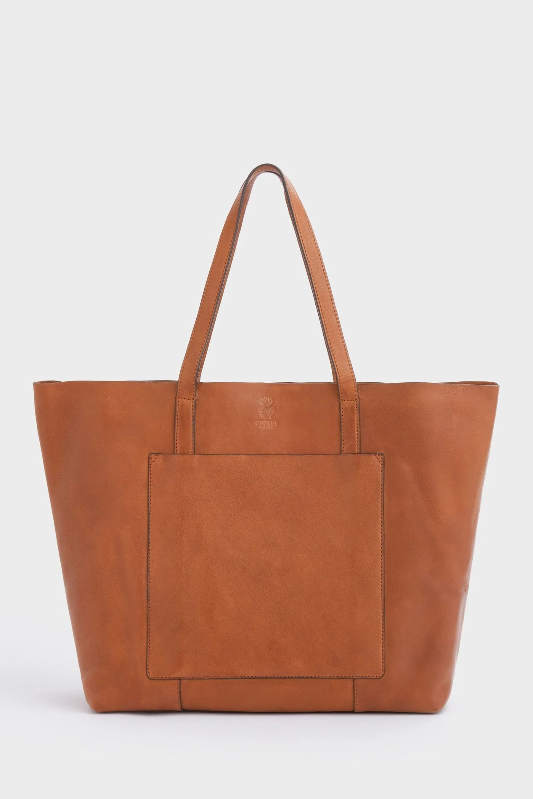 OSPREY LONDON - Santa Fe - Borsa tote in pelle vintage