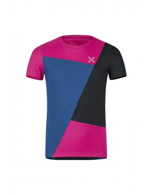 OUTDOOR COLOR BLOCK T-SHIRT MONTURA BAMBINO