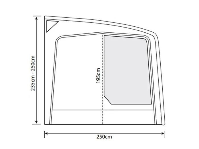 Outdoor Revolution Eclipse Pro 380 veranda per caravan