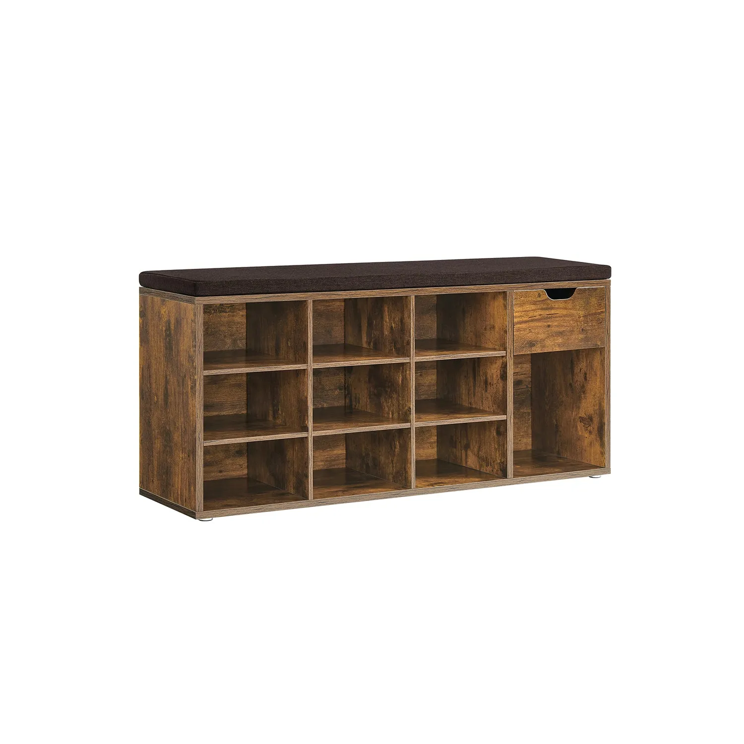Panca Scarpiera 30 x 104 x 48 cm Marrone Vintage