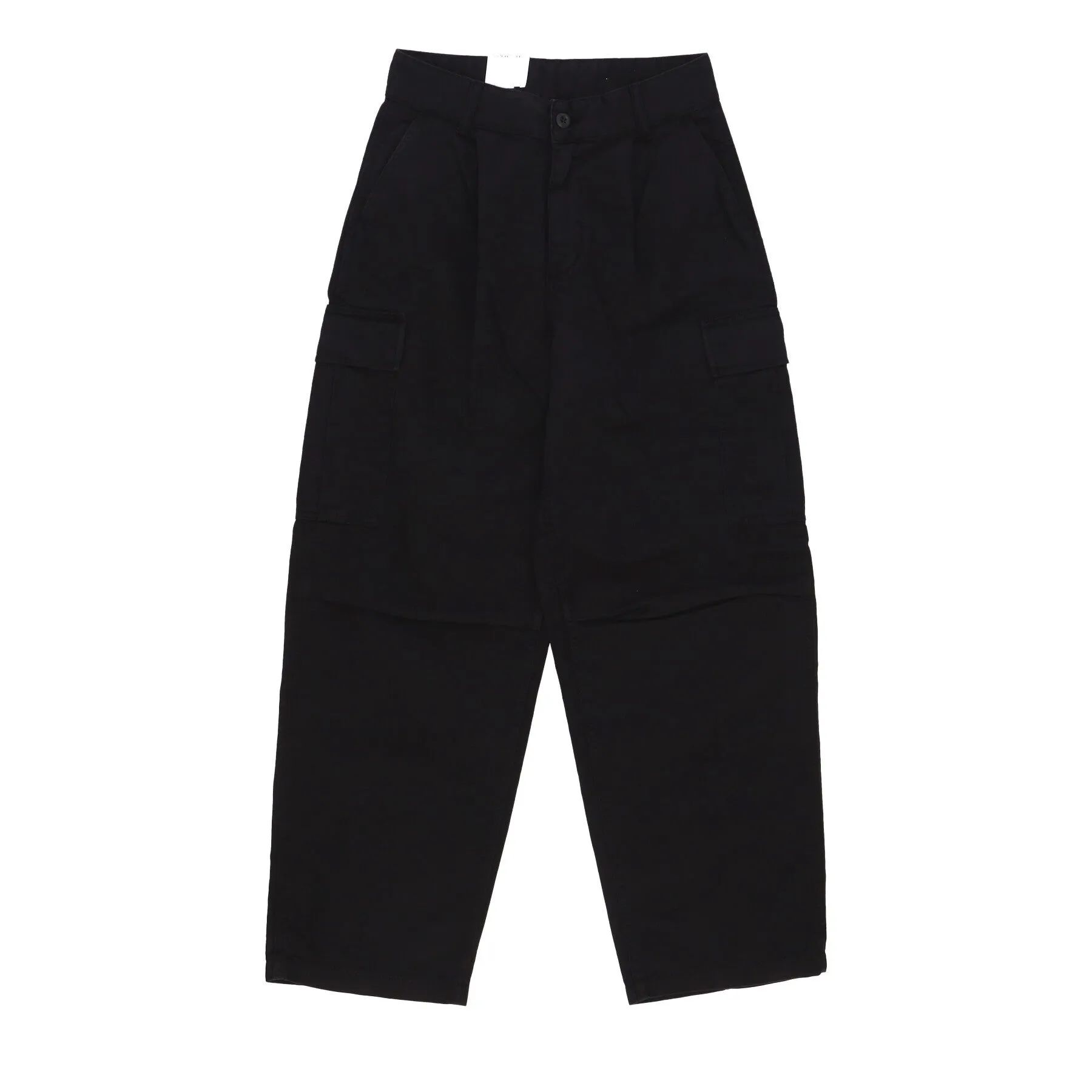 Pantalone Lungo Uomo Cole Cargo Pant Black Garment Dyed