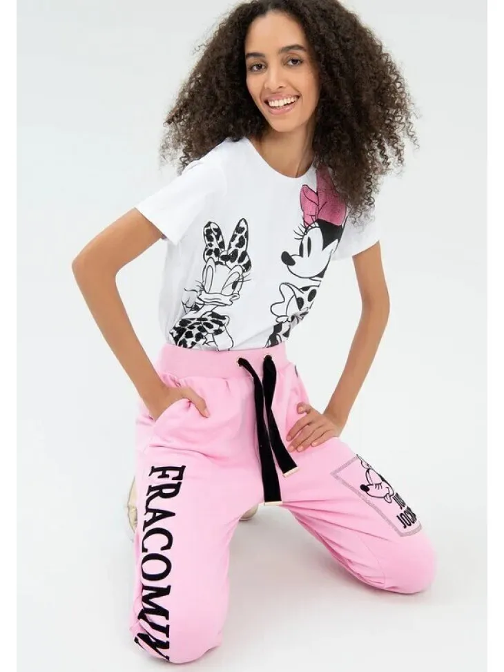 PANTALONE TUTA DISNEY SCRITTA LATERALE