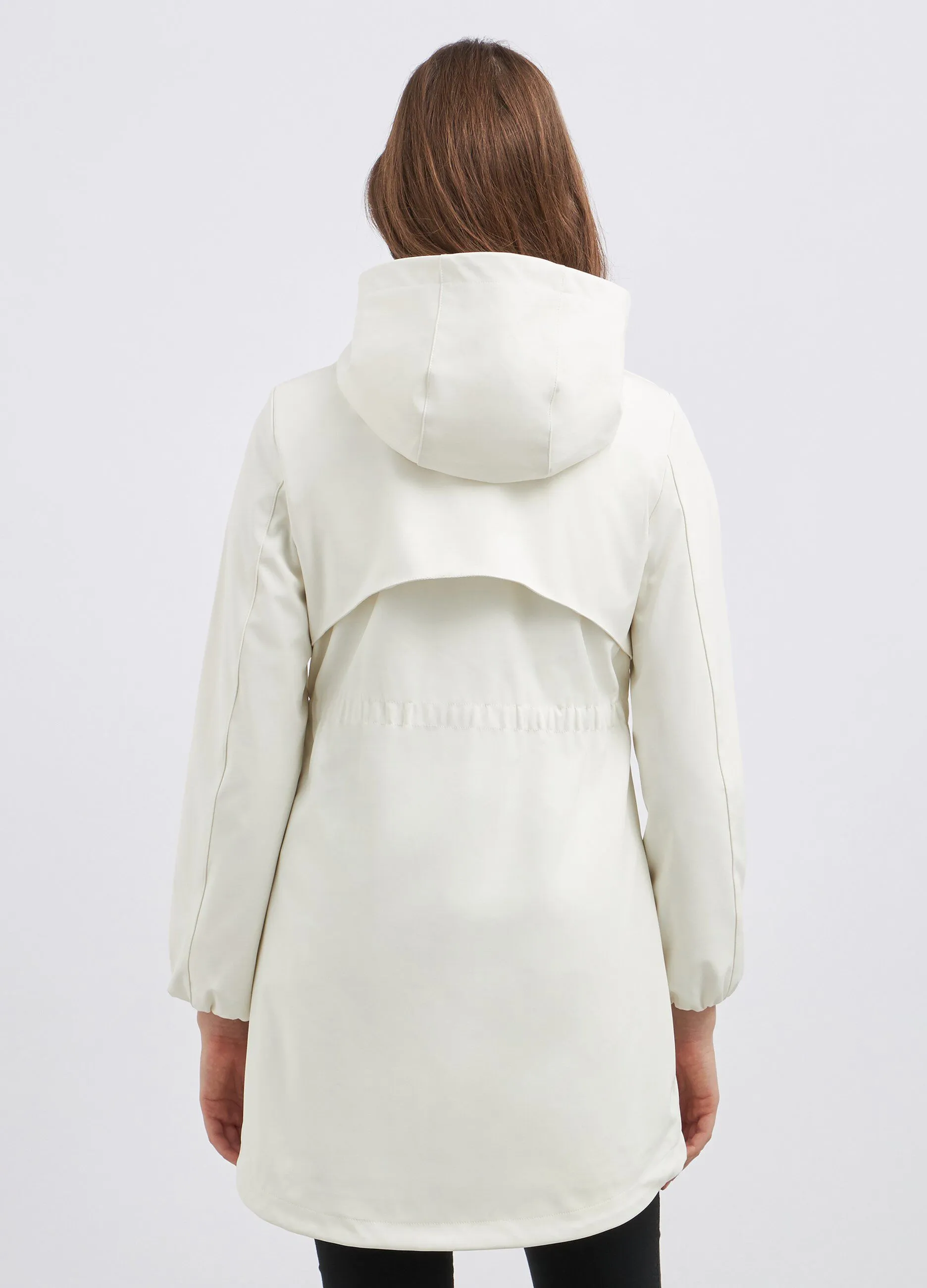 Parka con mantellina donna