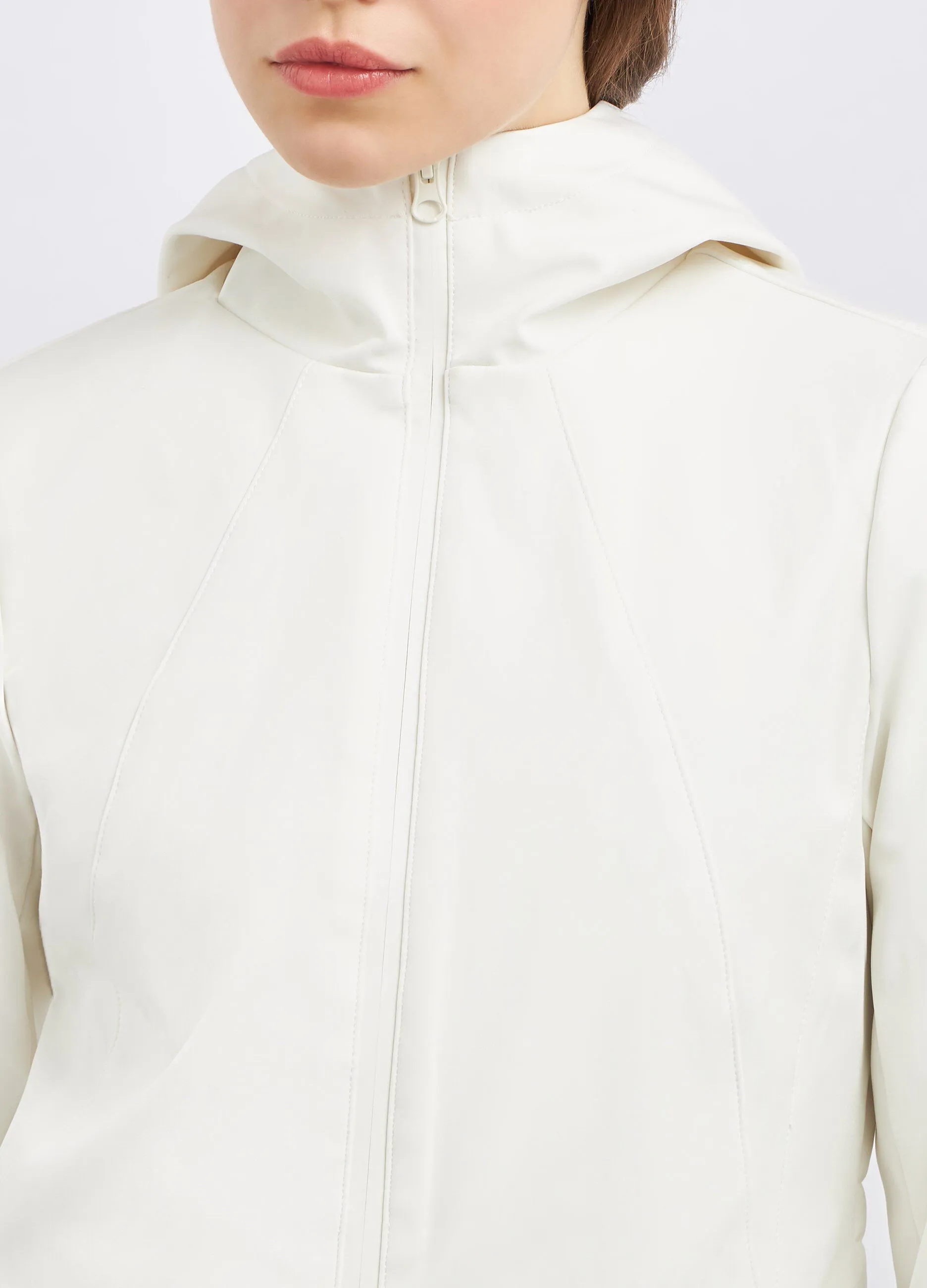 Parka con mantellina donna