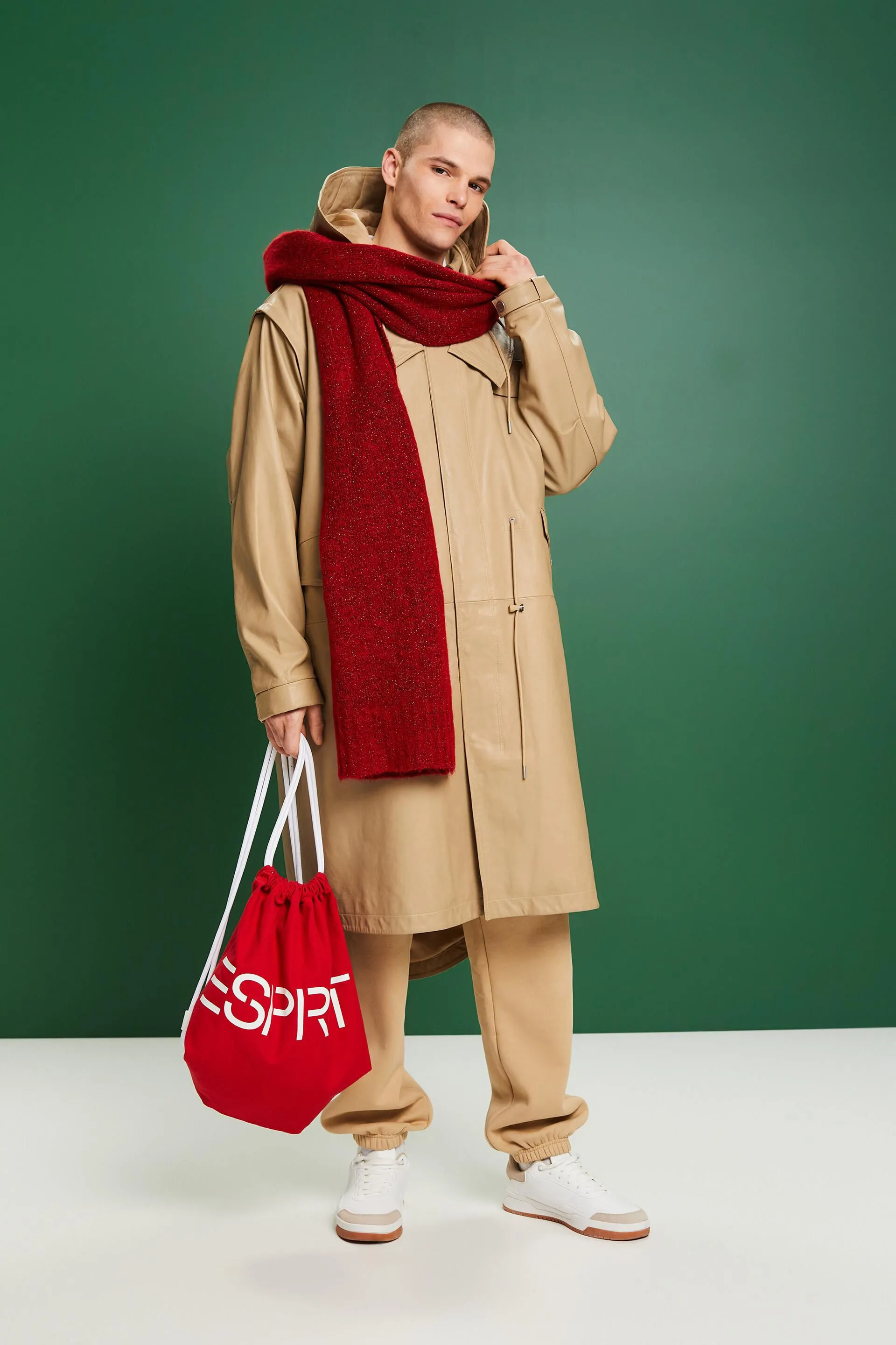 Parka in pelle multifunzione
